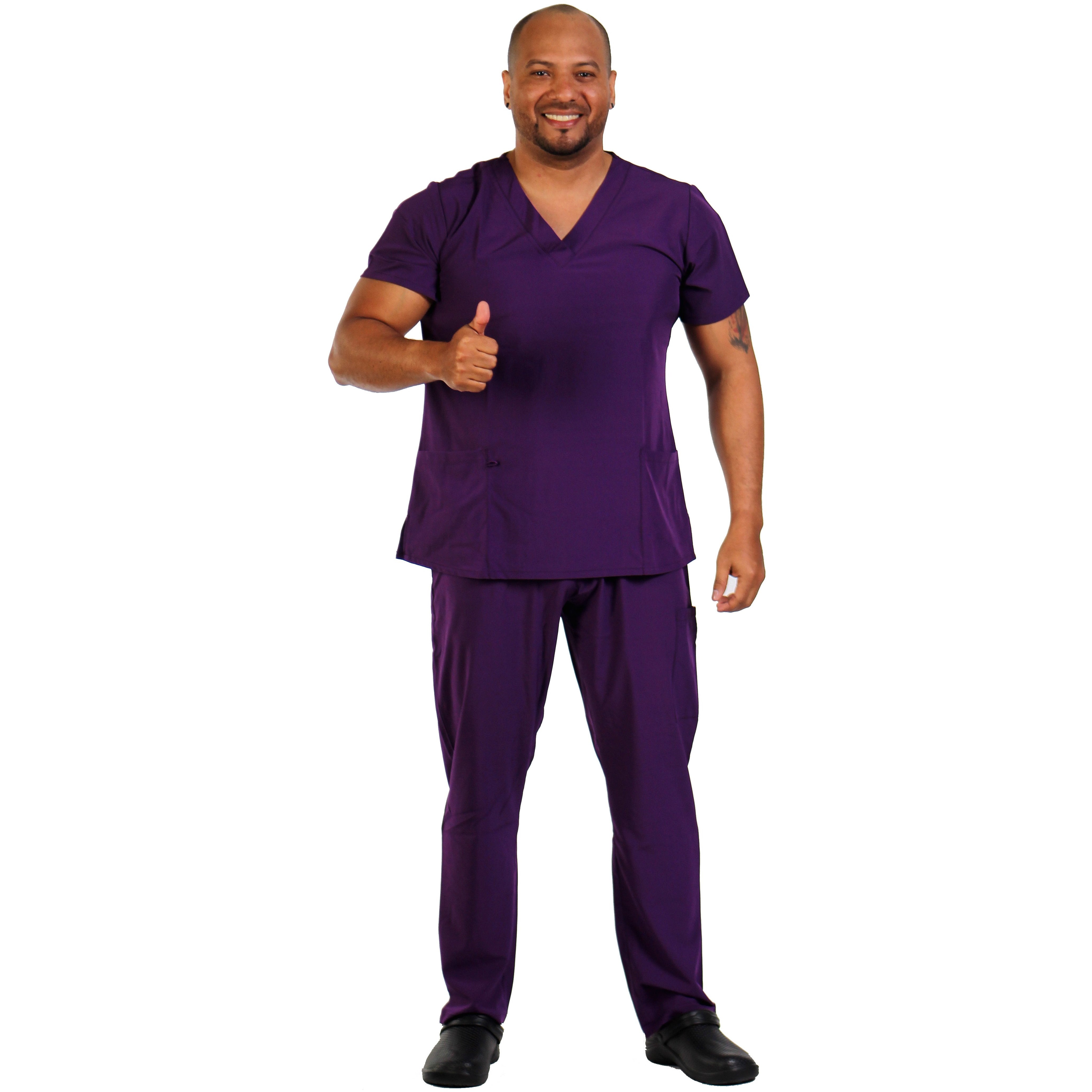 UNIFORME STRECH MORADO LOTO