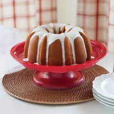 Bundt Cake Pedestal Red