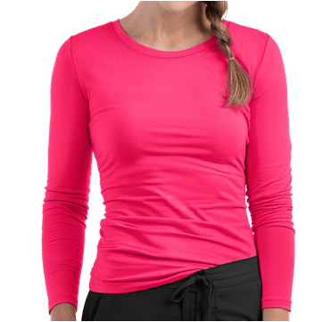 Melisa Long sleeve tee Carnation Pink