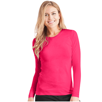 Melisa Long sleeve tee Carnation Pink