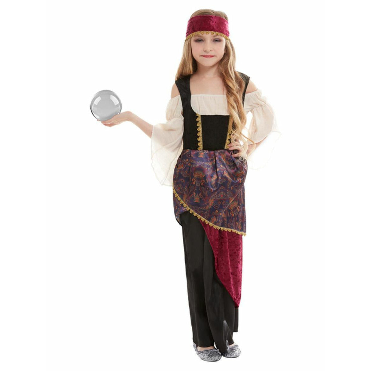 Deluxe fortune teller costume multi coloured