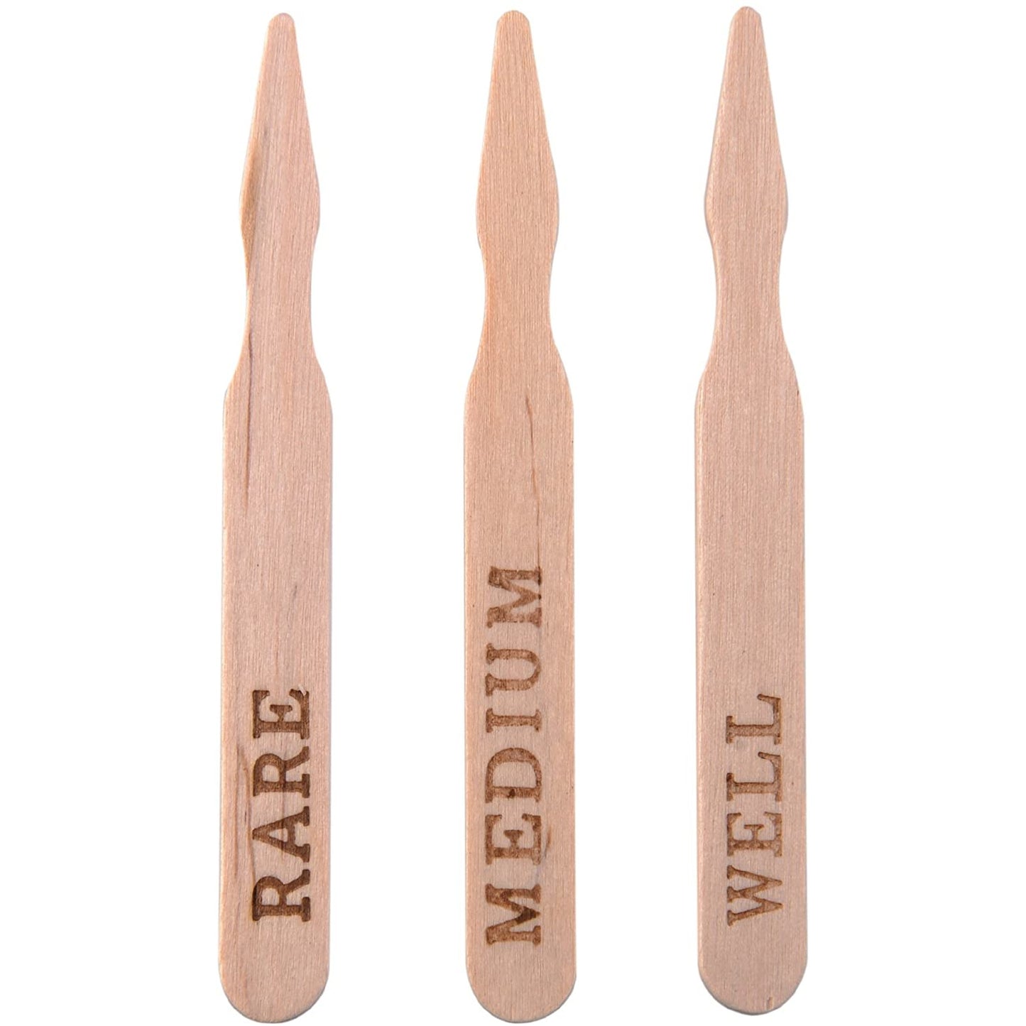 75 COUNT WOOD STEAK MARKERS
