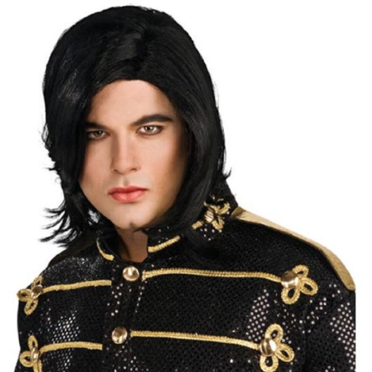 Micheal jackson straight wig