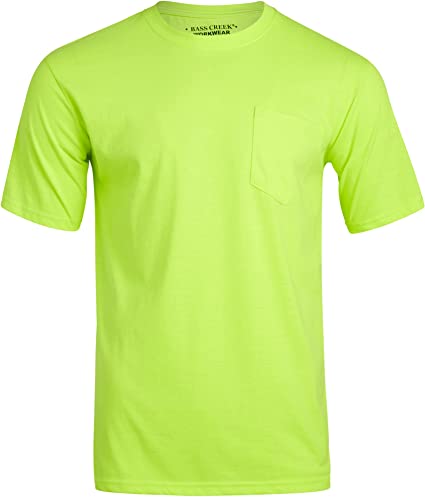 Crew Neck Short Sleeve Tee Neon Lime