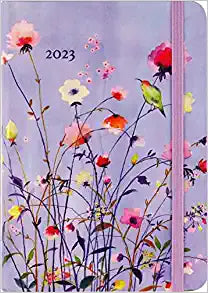 2023 Lavender Wild Flowers Weekly Planner