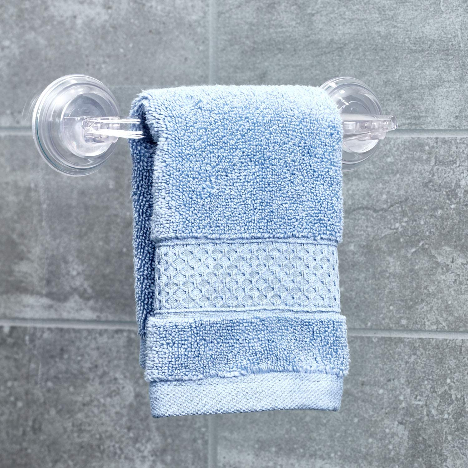 Plastic Power Lock Suction Towel Bar