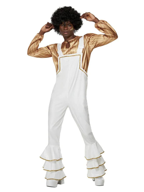 70s Abba Costume White
