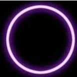 22" Glow Purple Necklace