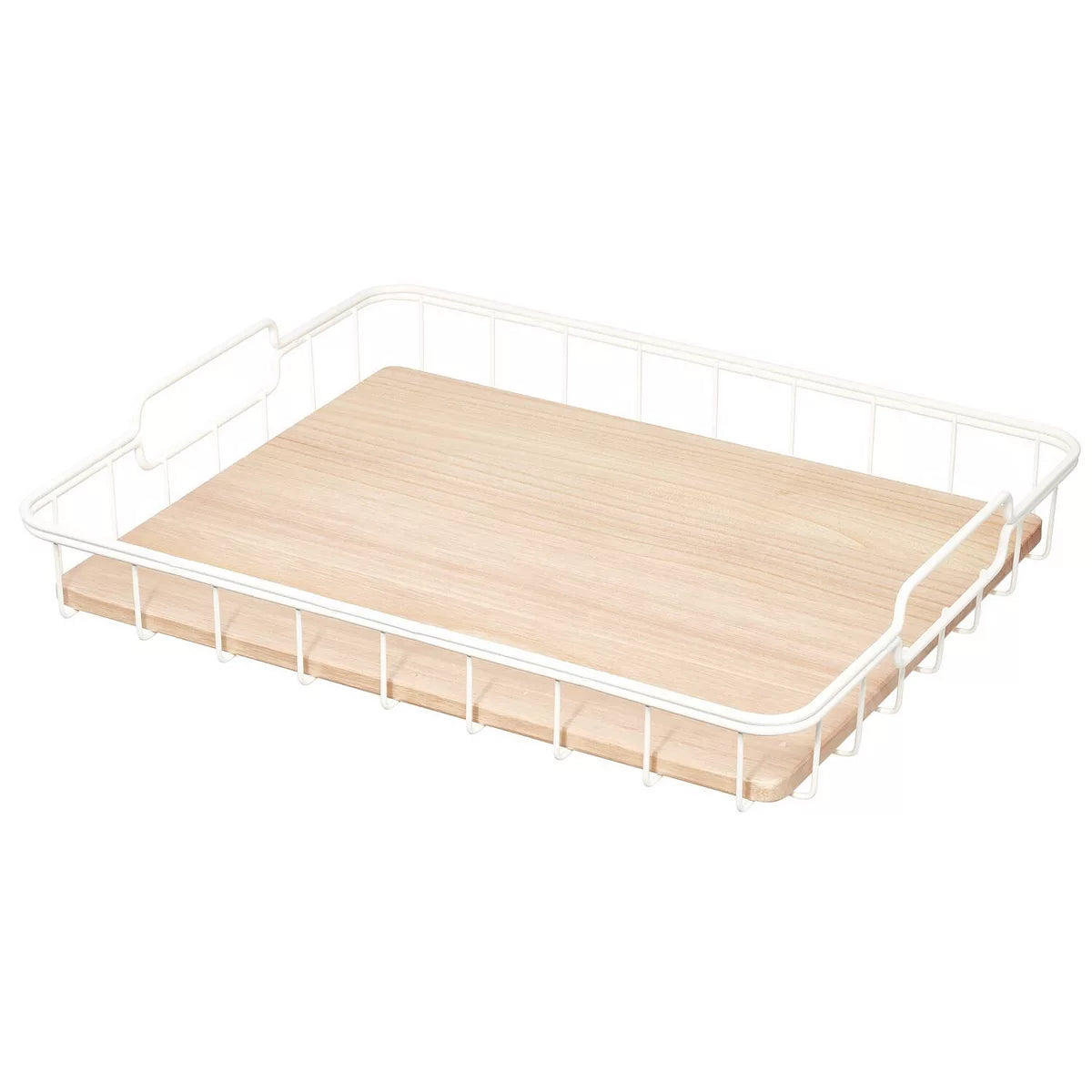 Wood & Paulownia Wood Serving Tray Coconut