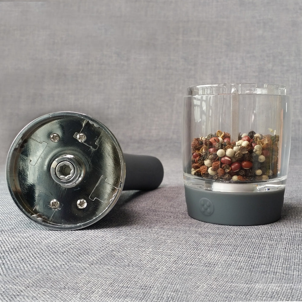 Gray Grip Pepper Grinder