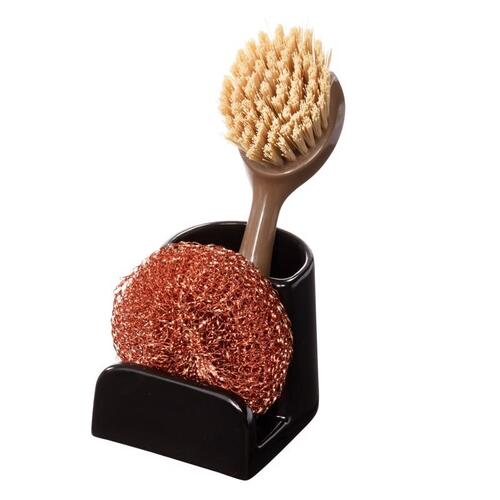 Eco Kitchen Sponge/Brush Holder Matte Black