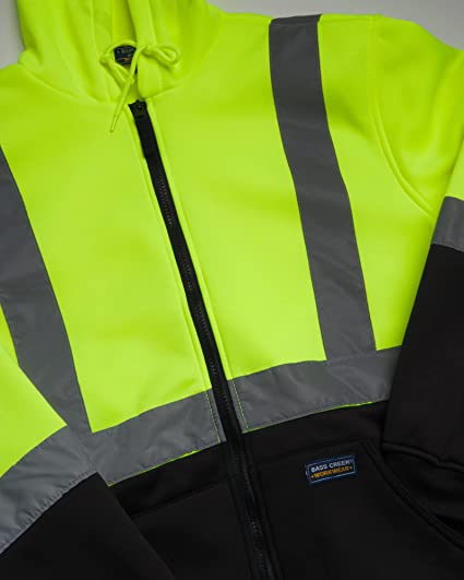 Class 3 Safety Hoodie Neon Yellow