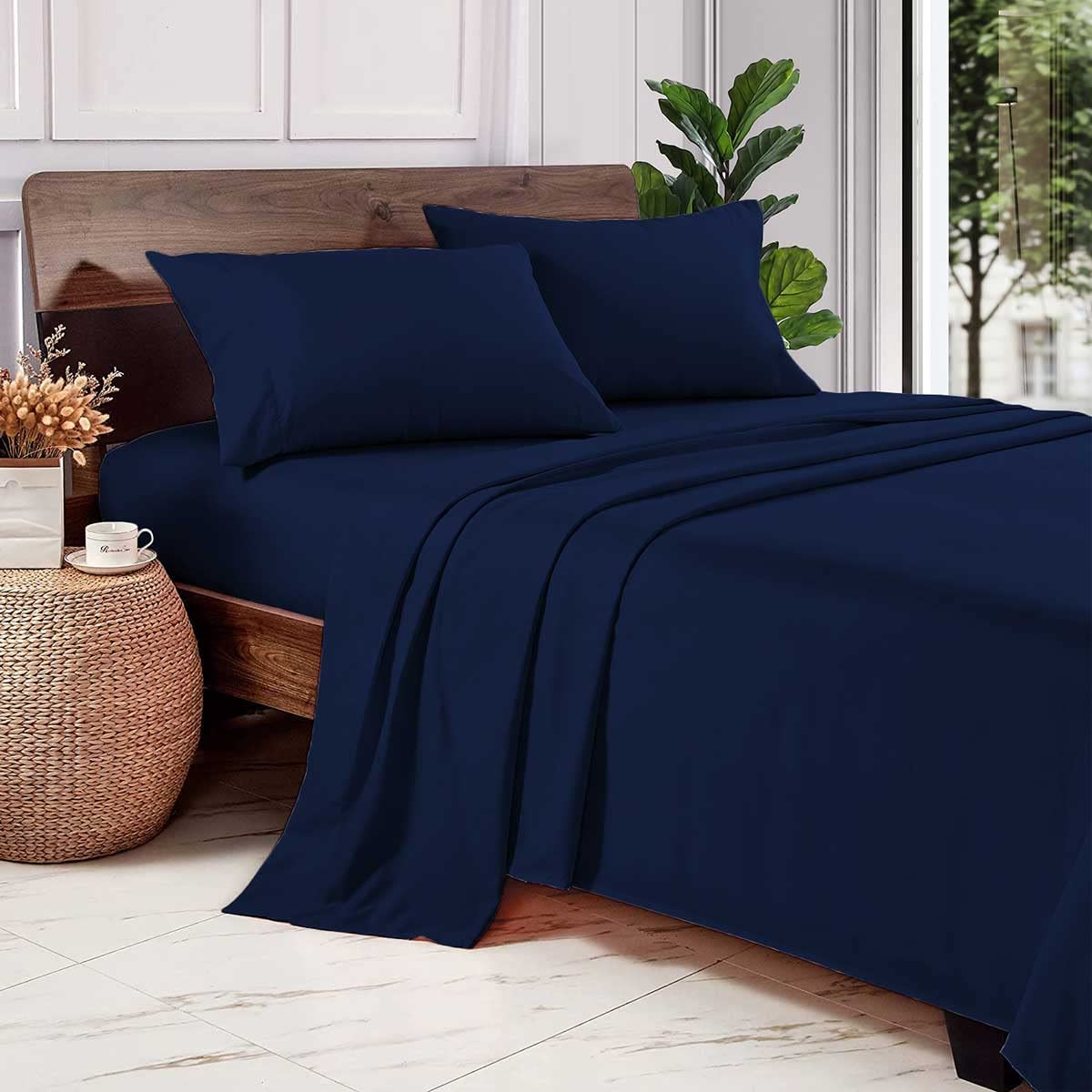 PH Solid Sheet Set Navy