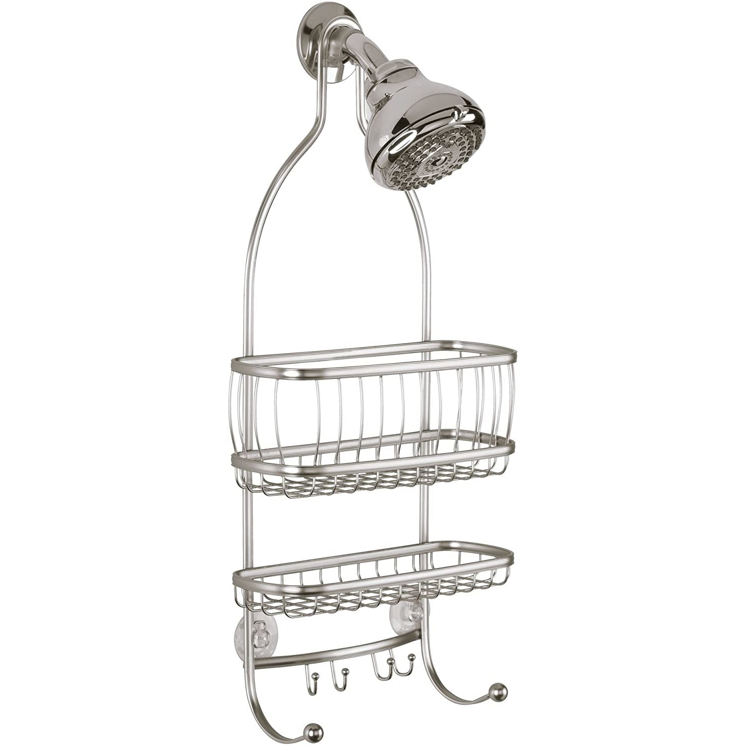 Organizador de Ducha de Acero Satinado