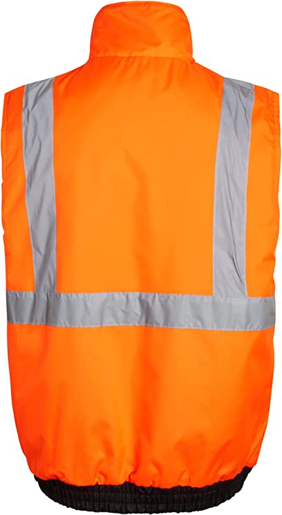 Class 2 Insulated Safety Vest Orange