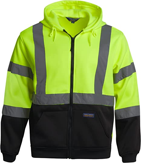 Class 3 Safety Hoodie Neon Yellow