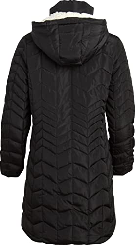 Mid Weight Quilted Jacket Wit Black