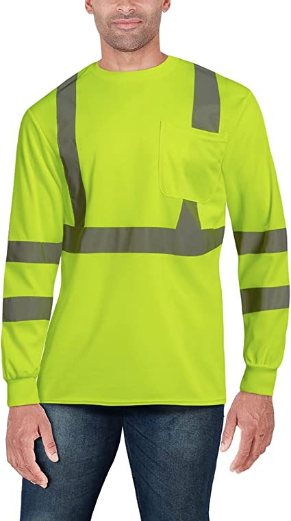 Class 3- Long Sleeve Safety Tei Yellow