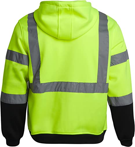 Class 3 Safety Hoodie Neon Yellow