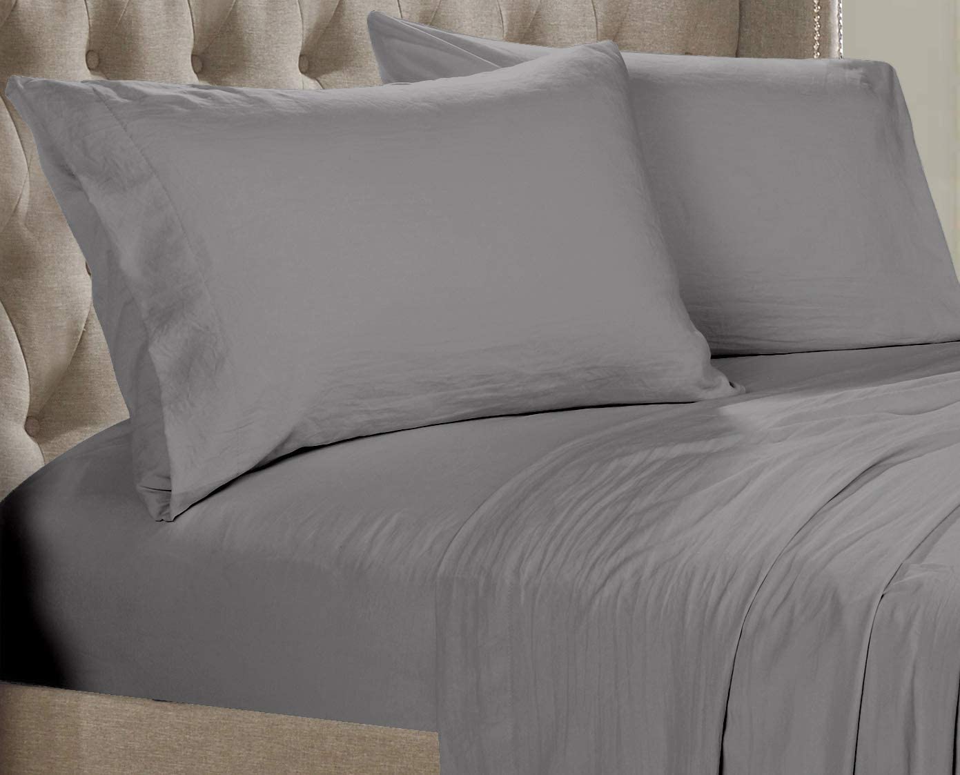 PH Solid Sheet Set Grey Full