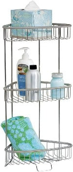 3 - Tier Shelf Brushed SS