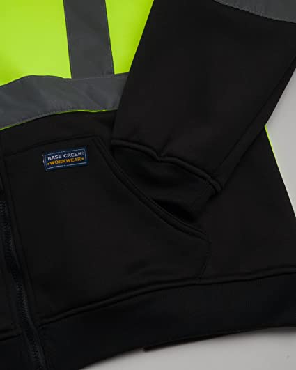 Class 3 Safety Hoodie Neon Yellow