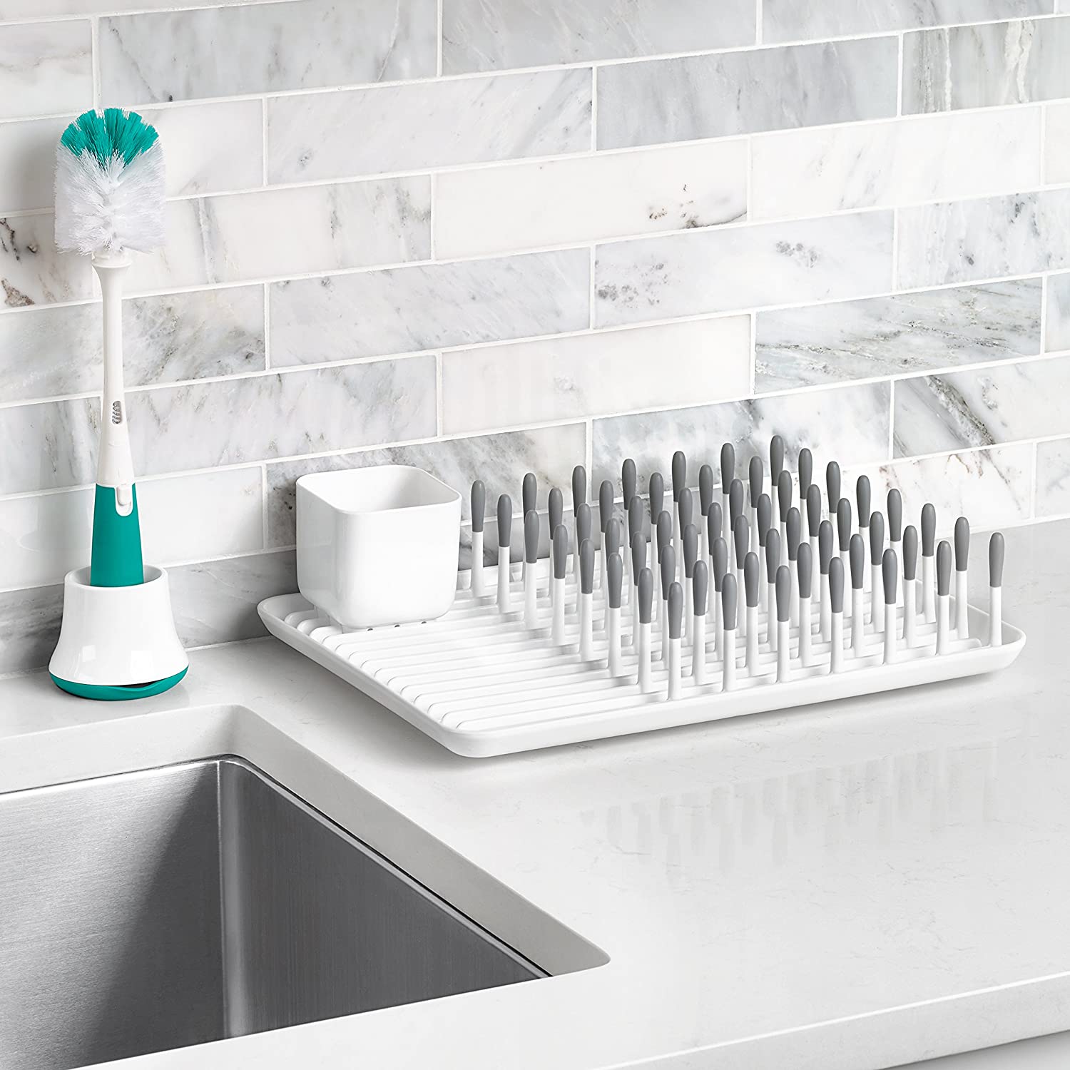 OXO Tot Bottle Drying Rack Gray