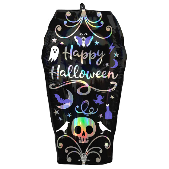IRIDESCENT COFFIN HOLOGRAPHIC SUPER SHAPE