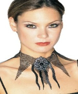 FISHNET CHOKER W /STONE