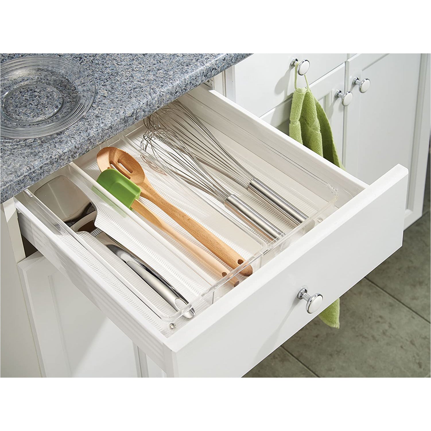 Expandable Drawer Organizer 8" x 15" x 2.5" Clear