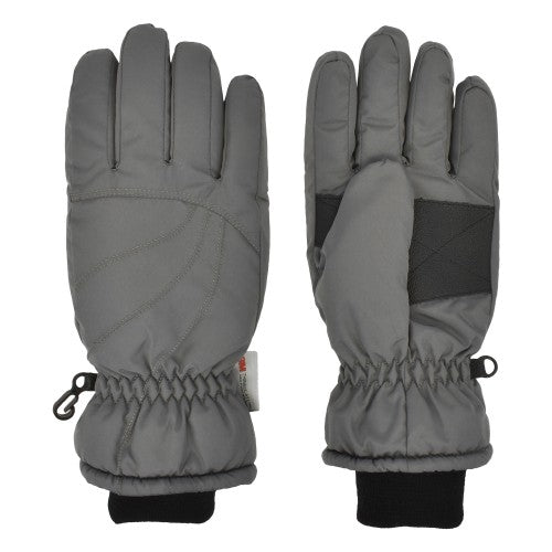 TASLON SKI GLOVE -GREY