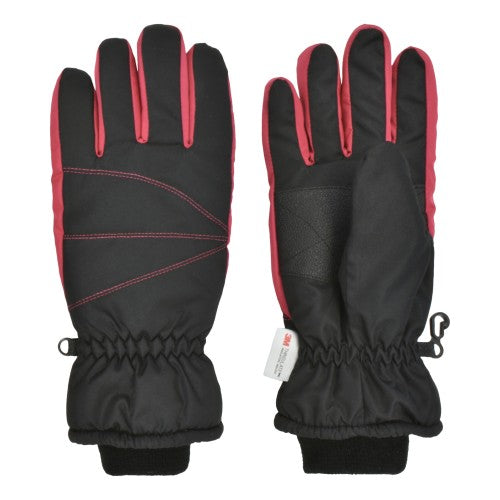 TASLON SKI GLOVE - PINK