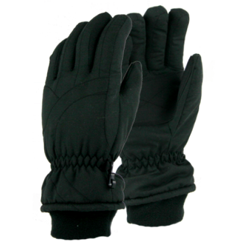 Microfiber Ski Glove Black