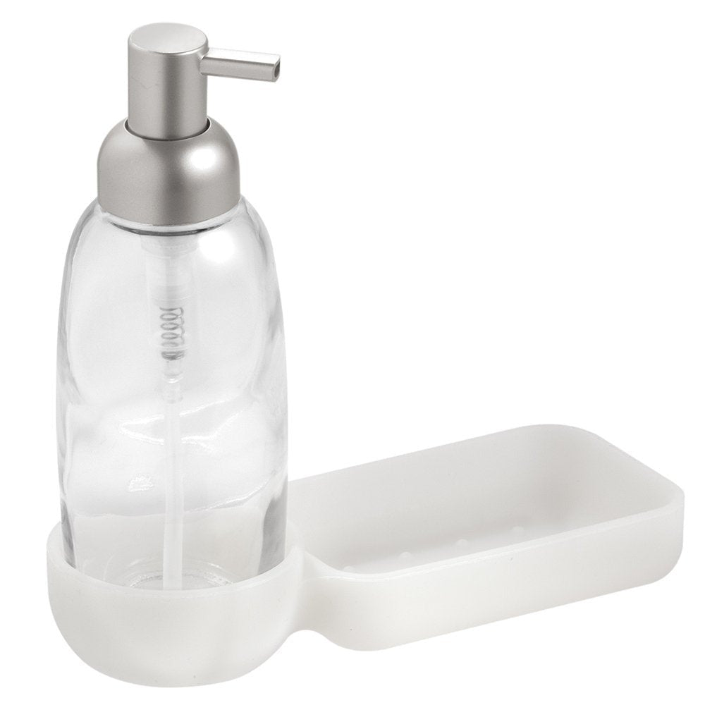 Soap Dispenser Pump and Sponge Caddy Organizer