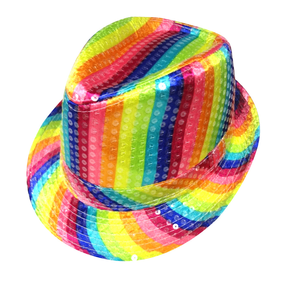Rainbow Striped Hat