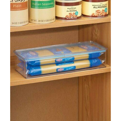 Clear/Blue Kitchen Binz Box with Sealed Lid - 2.5 quart