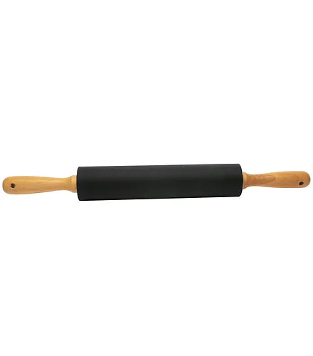 Black Rolling Pin Wood Handle