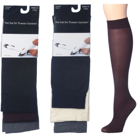 Women's 3 Pair Pack Trouser Socks