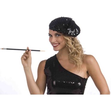Sequin Flapper Beret