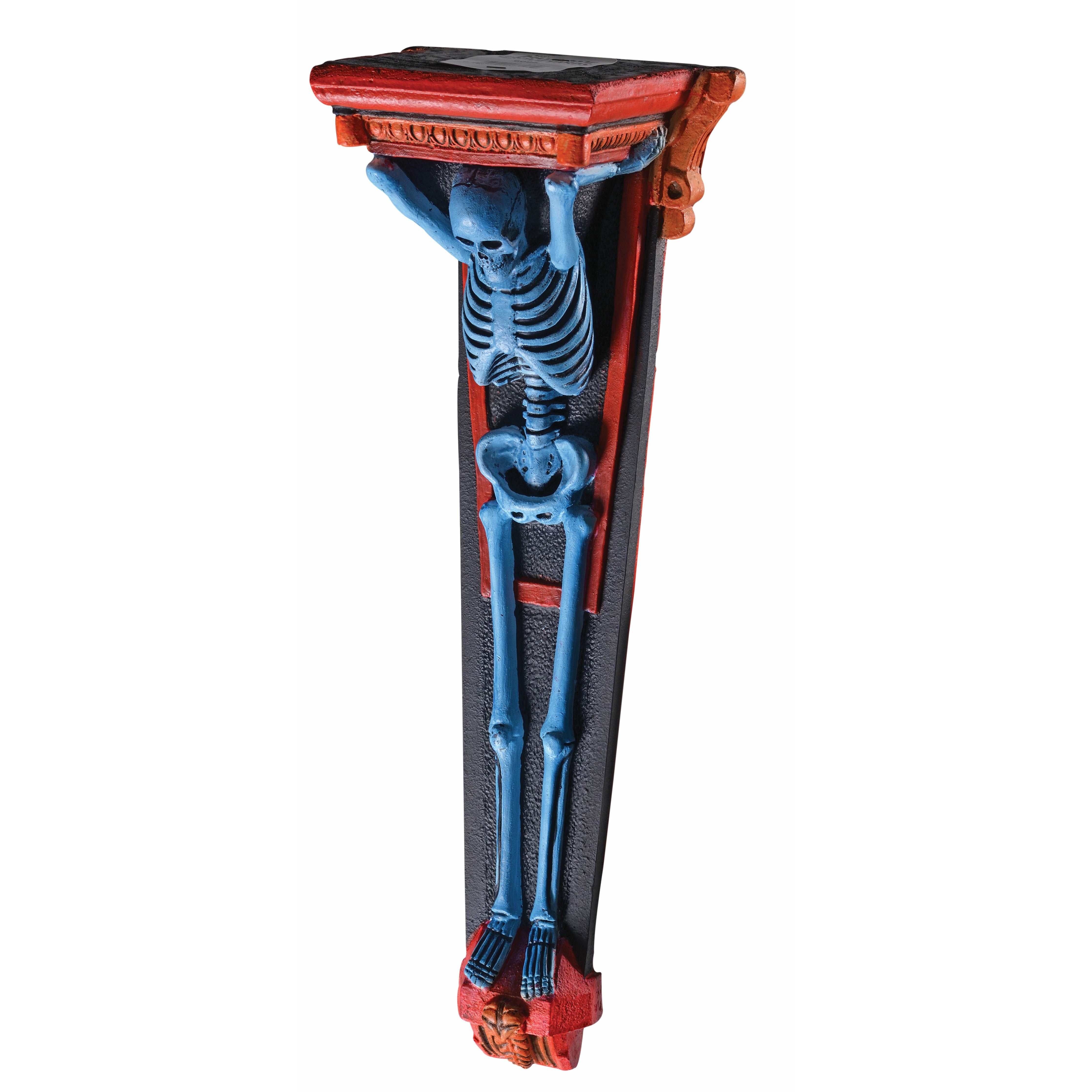 Bloody Blue bones Skeleton shelf