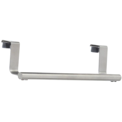 OVER THE CABINET BATH TOWEL BAR BRUSHED SS
