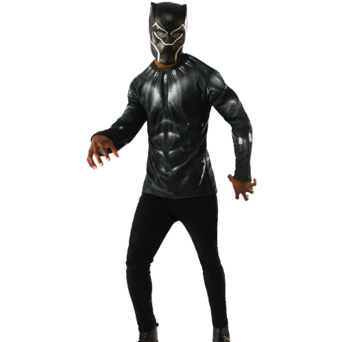 BLACK PANTHER SHIRT & MASK