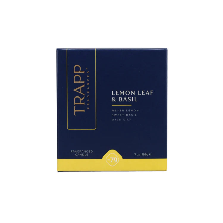 No. 79 Lemon Leaf & Basil 7 oz. Candle in Signature Box