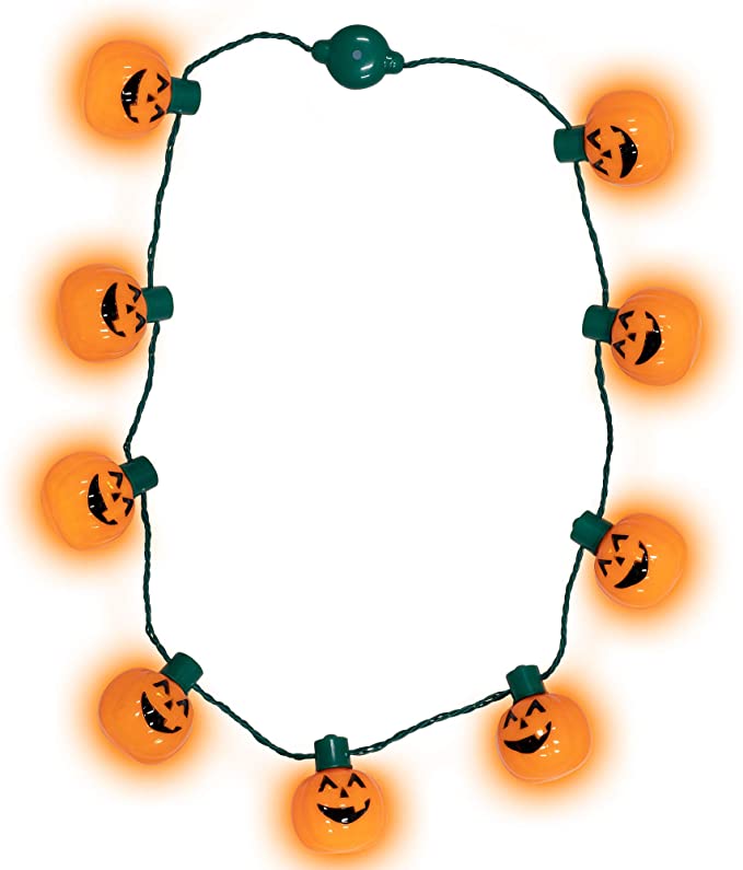 RUBIES LIGTH UP PUMPKIN NECKLACE