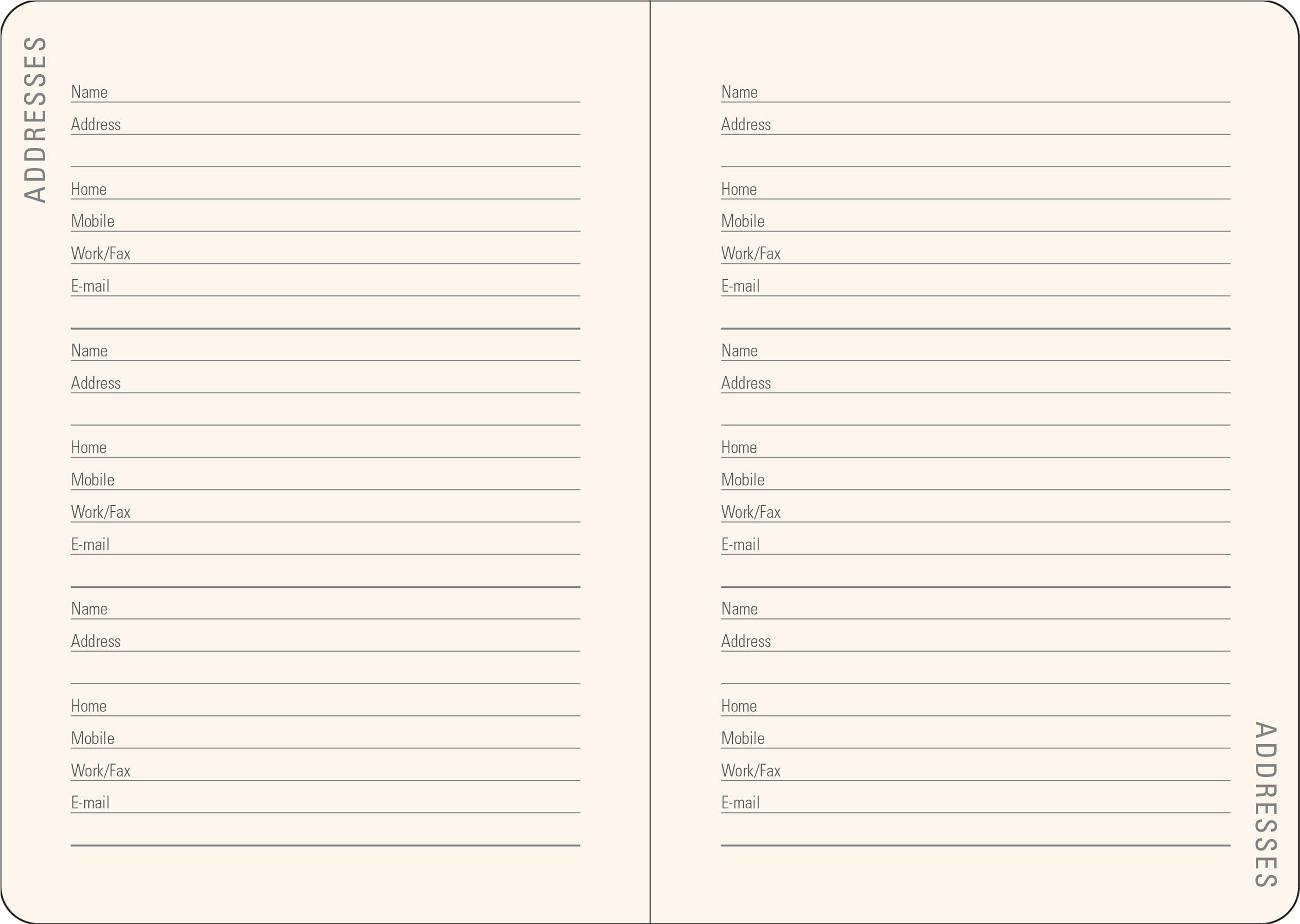 2023 Lavender Wild Flowers Weekly Planner