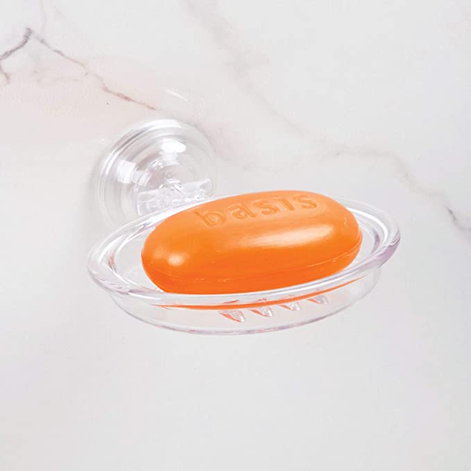Power Lock Soap Holder Clear