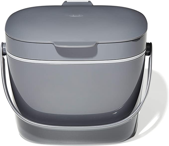 OXO GG EASY CLEAN COMPOST BIN CHARCOAL 0.75 GL / 2.83 L