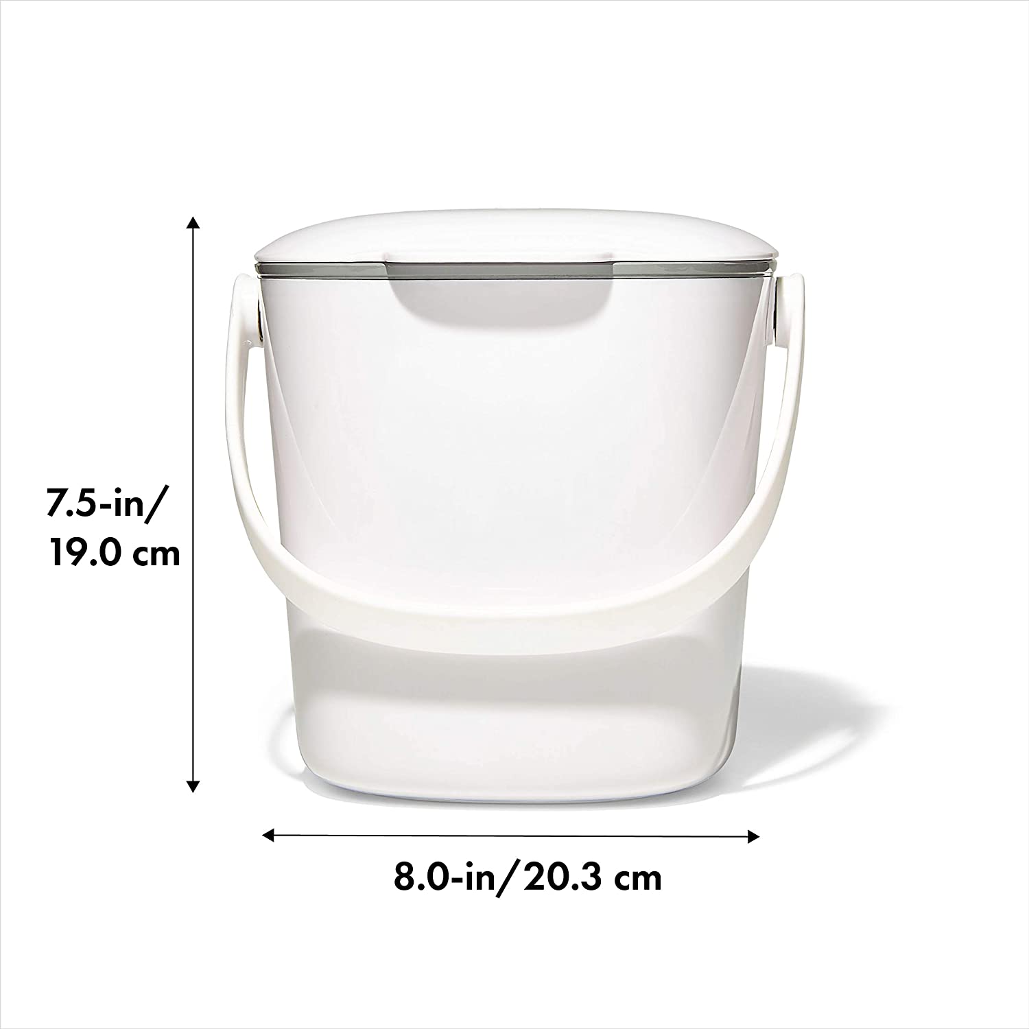OXO GG EASY CLEAN COMPOST BIN WHITE 0.75 GAL / 2.83 L