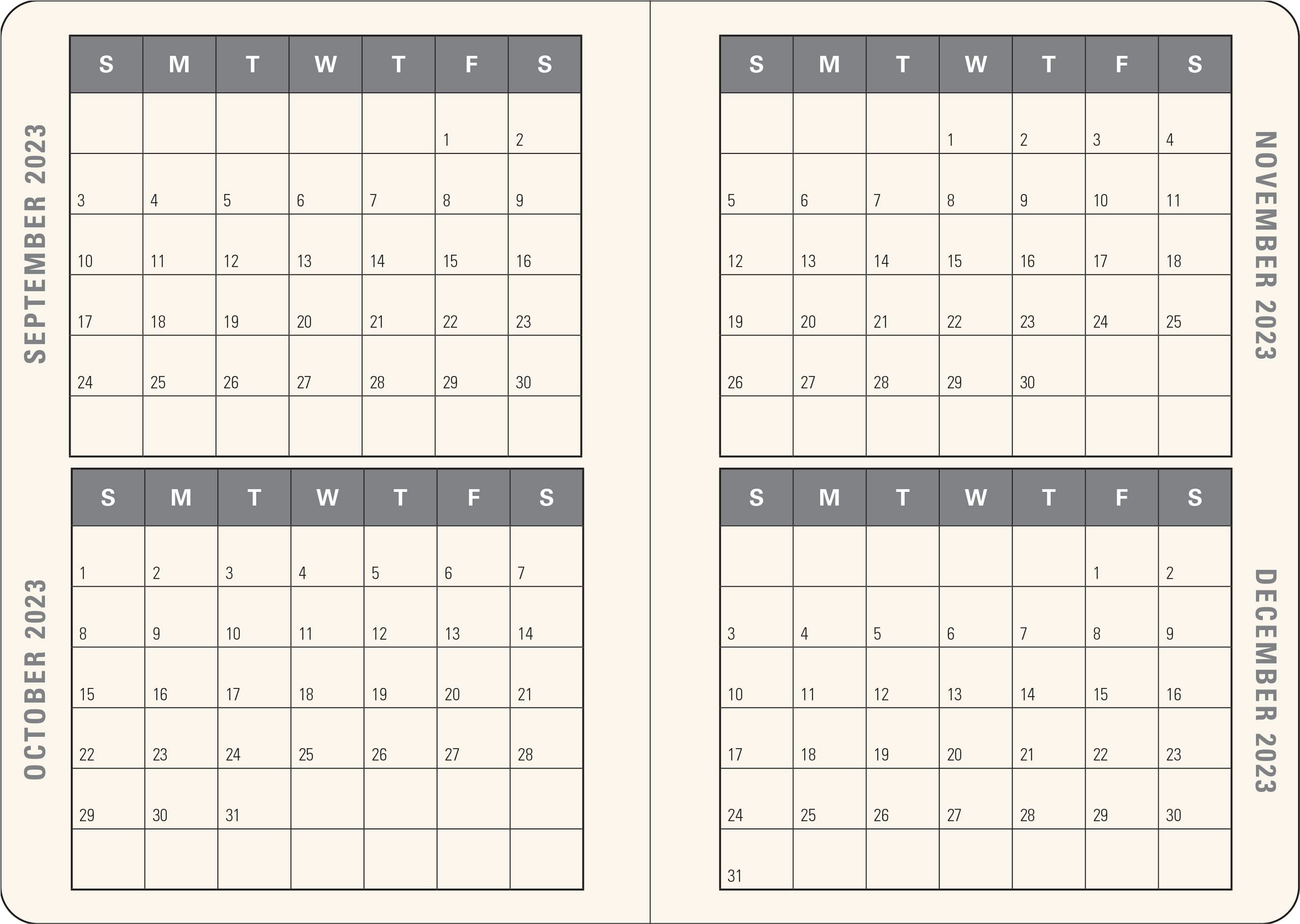 2023 Lavender Wild Flowers Weekly Planner