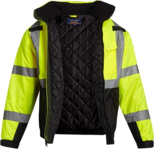Class 3 Insulated Safety Jacket Yellow